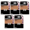 Piles Duracell LR44 LOT DE 2 X 5
