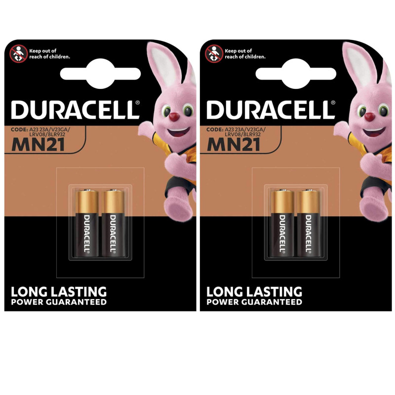 LOT DE 4 PILES MN21 Duracell