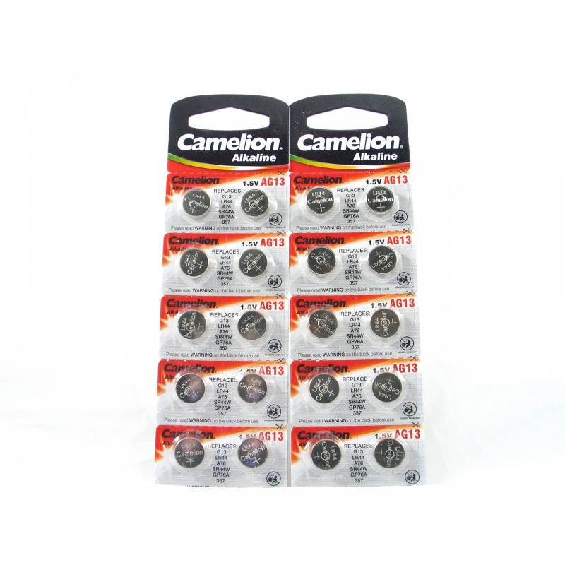 Camelion AG13/LR44/A76 - 20 pack