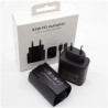 Chargeur 45W Super Charge Rapide pour Samsung Galaxy S23/S22/S21 Ultra/S20/S20+/Note 20/10/9/8/A73/A53/A52/S10/S9 Prise Secteur