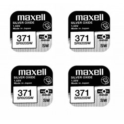 4 piles Maxell 371 SR920SW