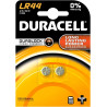 DURACELL Lot de 2 Piles LR44 alcaline