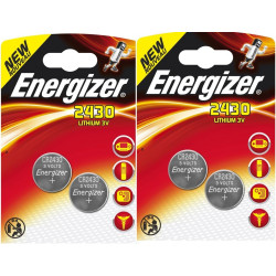 4 piles ENERGIZER CR2430...