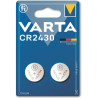 Pile lithium 3v 290mAh CR2430 VARTA - blister de 2 - 6430101402