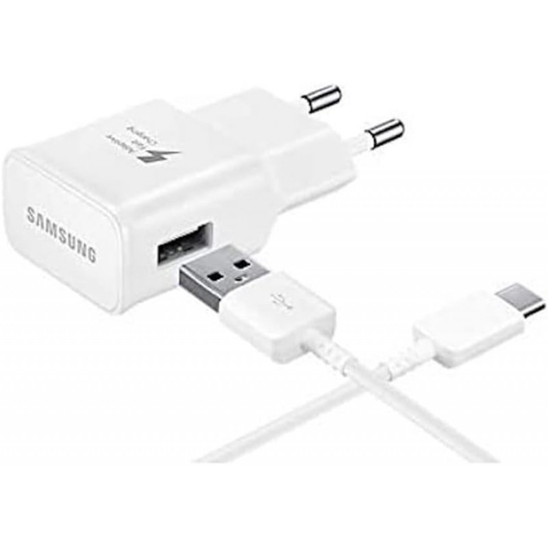 Samsung Chargeur EP-TA20EWE avec cable USB Type-C