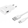 Chargeur Samsung Rapide EP-TA20EWE + Cable USB Typ
