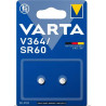 VARTA 364 Argenté/2 Unité (Lot de 2)