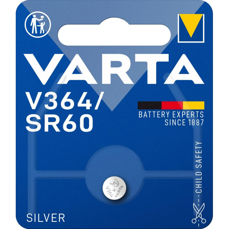 364 Varta V364 SR60 SR621SW pile bouton pour montres, etc.