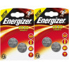 Pack of 4 Energizer CR2430-2 Batteries Blister Pack of 2 Lithium 3 V
