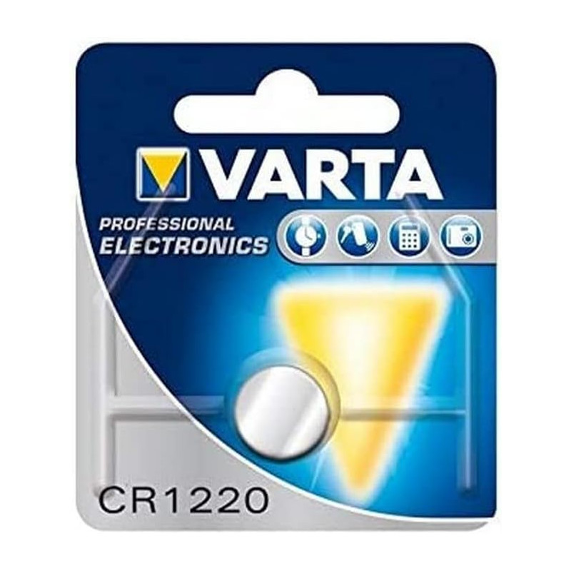 Varta CR 1220 Primary Lithium Button Non-Rechargeable Batteries (Lithium, CR1220)