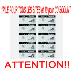 Energizer SR321 Pile bouton...