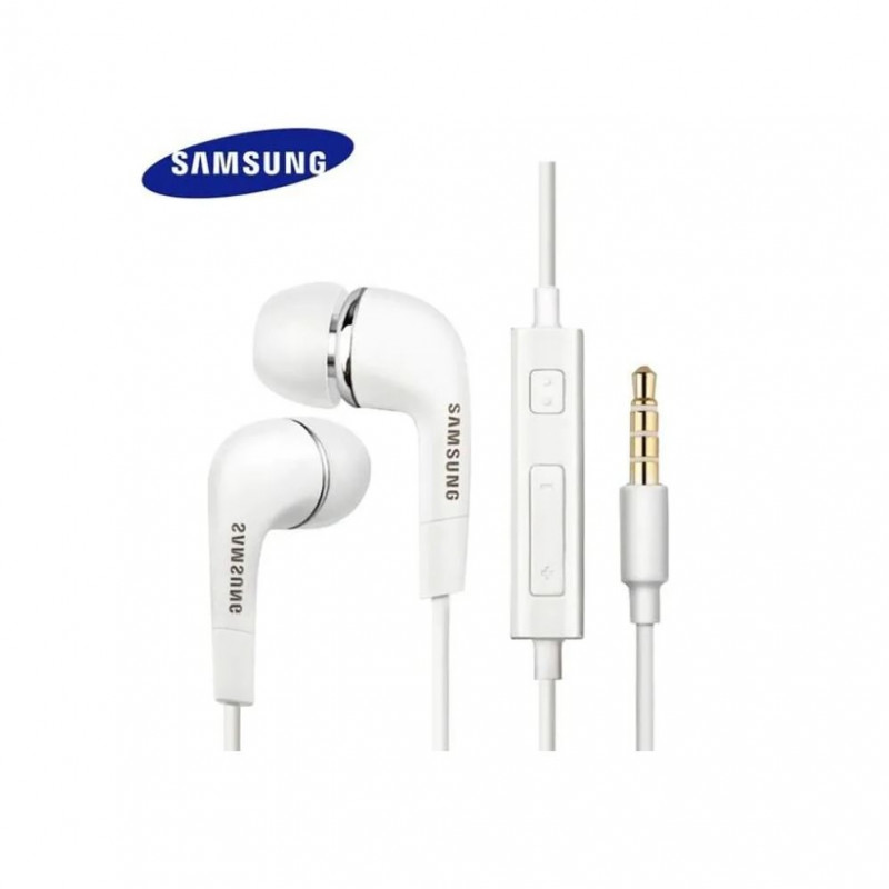 Samsung EHS64 Casque Écouteurs Intra-auriculaires Blanc Jack 3,5 mm pour Galaxy