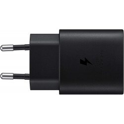 Chargeur rapide 25W Samsung EP-TA800 USB-C noir pour smartphone et tablette