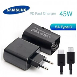 45w USB-C Chargeur Samsung Galaxy S25 S24 Ultra S23 S22 S21 S20 Ultra, S25 Ultra S22+ S23+ S24+ Plus Ultra 5g